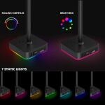 KAFRI RGB Headphone Stand - RGB LED lights