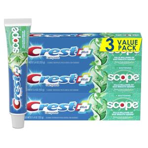 Crest(5.4oz)3Pck Complete Whitening