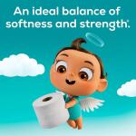 Angel Soft Toilet Paper, Soft and Strong Toilet ,Tissue 8 Mega Rolls = 32 Regular Rolls