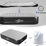 Tinsun Queen Airbed with Pump 