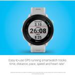 Garmin Forerunner 55 GPS Running Watch - White