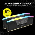 CORSAIR VENGEANCE RGB DDR5 RAM 32GB 2x16GB Computer Memory - Black