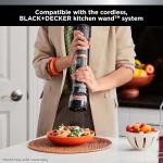 BLACK+DECKER Kitchen Wand Attachment: 2-in-1 Salt and Pepper Grinder