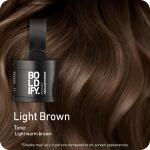 BOLDIFY Hairline Powder (Light Brown): Root touch-up and instant gray coverage. 48-hour stain-proof color for women and men; an alternative to hair fibers and toppers.