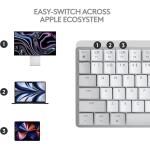 Logitech MX Mechanical Mini for Mac Wireless Illuminated Keyboard- Pale Grey