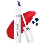 Wonderskin Wonder Blading Lip Stain Peel Off Masque (Playful Stain & Go Masque), Long Lasting, Waterproof and Transfer Proof Red Lip Tint, Matte Finish Peel Off Lip Stain