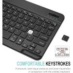 Arteck Universal Backlit 7-Colors Ultra Light Slim Portable Wireless Bluetooth 3.0 Keyboard