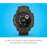 Garmin Instinct Rugged Outdoor Smartwatch - Moss Green