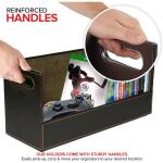 Stock Your Home DVD Storage Box, Movie Shelf Organizer for Blu-Ray, Video Game Cases