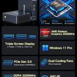 GMKtec Nucbox M5 Plus Gaming Mini PC