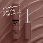 NYX PROFESSIONAL MAKEUP Butter Gloss, Ginger Snap (Chocolate Brown), Non Sticky Lip Gloss