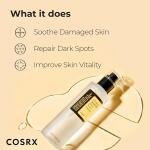 COSRX Snail Mucin 96% Power Repairing Essence, 3.38 fl. oz (100ml) hydrating serum with snail secretion filtrate, designed for dull skin and fine lines, Korean skincare.