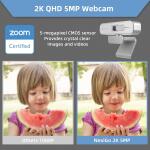 Zoom Certified, NexiGo N940P 2K Zoomable Webcam