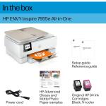 HP ENVY Inspire 7955e Wireless Color Inkjet Printer - White