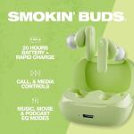 Skullcandy Smokin' Buds In-Ear Wireless Earbuds - Matcha