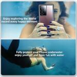 SPIDERCASE Designed for Samsung Galaxy S22 Ultra, S22 Ultra 5G 6.8''​ Case 2022, Purple/Clear