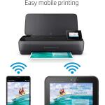 HP OfficeJet 250 All-in-One Portable Printer - Black