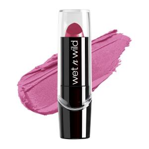 wet n wild Silk Finish Lipstick, Retro Pink, Hydrating Rich Buildable Lip Color, Formulated with Vitamins A,E, & Macadamia for Ultimate Hydration, Cruelty Free & Vegan