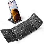 Samsers Foldable Bluetooth Keyboard with Numeric Keypad -Black