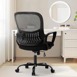 Sweetcrispy Mesh Black Ergonomic Office Chair