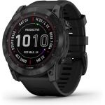 Garmin fenix 7X Sapphire Solar Smartwatch Black DLC Titanium w/ Black Band