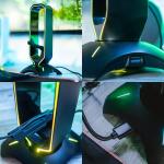 Tilted Nation 3 in 1 Design RGB Headset Stand