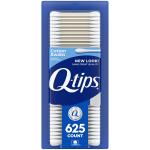 Q-tips Cotton Swabs: 100% cotton, 625 count, for hygiene and beauty care