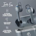 Skullcandy Indy Evo In-Ear Wireless Earbuds - Grey