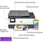 HP OfficeJet 8015e Wireless Color All-in-One Printer - White