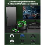 Rechargeable Xbox Controller Battery Pack with Charger, 4 x 5040mWh Xbox Battery Pack