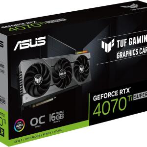 ASUS TUF Gaming GeForce RTX 4070 Ti Super OC (16GB GDDR6X) - Black