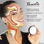 Mehron Makeup Paradise Makeup AQ Face & Body Paint (40 g) (Light Blue), Pro Size, Face & Body Painting, Special FX, Cosplay, Water Activated Face Paint & Body Paint 1.4 oz