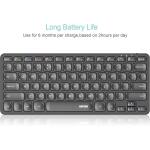 Arteck Universal Multi-Device Bluetooth Keyboard Ultra Slim and Compact Wireless Bluetooth Keyboard