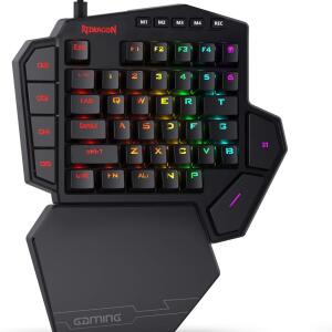 Redragon Blue Switch - K585 DITI Wired One-Handed Mechanical Gaming Keyboard