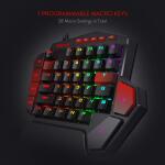 Redragon Blue Switch - K585 DITI Wired One-Handed Mechanical Gaming Keyboard