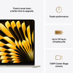 Apple 15" MacBook Air M4, 16GB Unified RAM | 512GB SSD 10-Core GPU (Starlight)