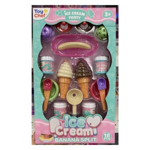 Toy Chef 18 Pcs Ice Cream Party Set 3+