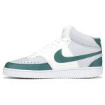 Nike Men's Court Vision Mid Sneaker White/Grey/Green