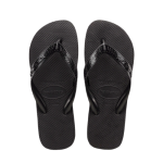 Havaianas Unisex Top FIlp Flops Black Size 8