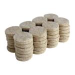 Everbilt 1 in. Beige Round Felt Heavy Duty Self-Adhesive Furniture Pads (48-Pack)