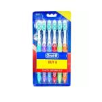 Oral-B 6pc Toothbrush Soft Cavity Def 123