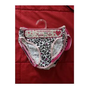 Maddie & Sofie 10PK Panties Size 4T Lavender Leopard