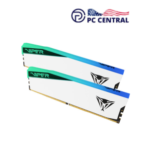 Patriot 32GB Viper Elite 5 DDR5 Memory DIMM Kit (2 x 16GB, White) 