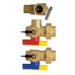 Webstone, a brand of NIBCO 3/4 in. EXP Ultra-Compact Tankless Water Heater Service Valve Kit with 2-Lead Free Full Port Brass Ball Valves