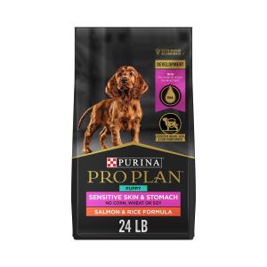 Purina Pro Plan Sensitive Skin & Stomach Puppy Dry Dog Food - Salmon & Rice 24lb