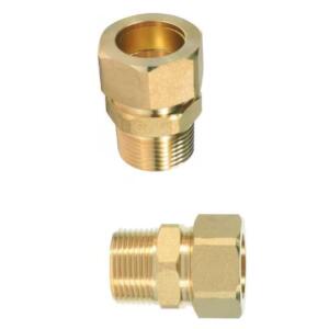 Everbilt 3/4 in. Compression x 3/4 in. MIP Brass Adapter Fitting