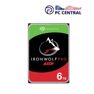 Seagate 6TB IronWolf Pro 7200 rpm SATA III 3.5" Internal NAS HDD (CMR, Retail, 2-Pack) 