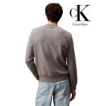 Calvin Klein Men Classic Logo Graphic Pullover Sweater Gray Size XS