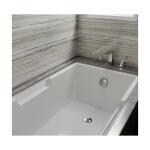 Everbilt Chrome Twist and Close 1-1/2 in. White Poly Pipe Bath Waste and Overflow Drain