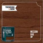 BEHR - 1 qt. #TIS-358 Mission Oak Satin Semi-Transparent Water-Based Interior Stain and Poly in One